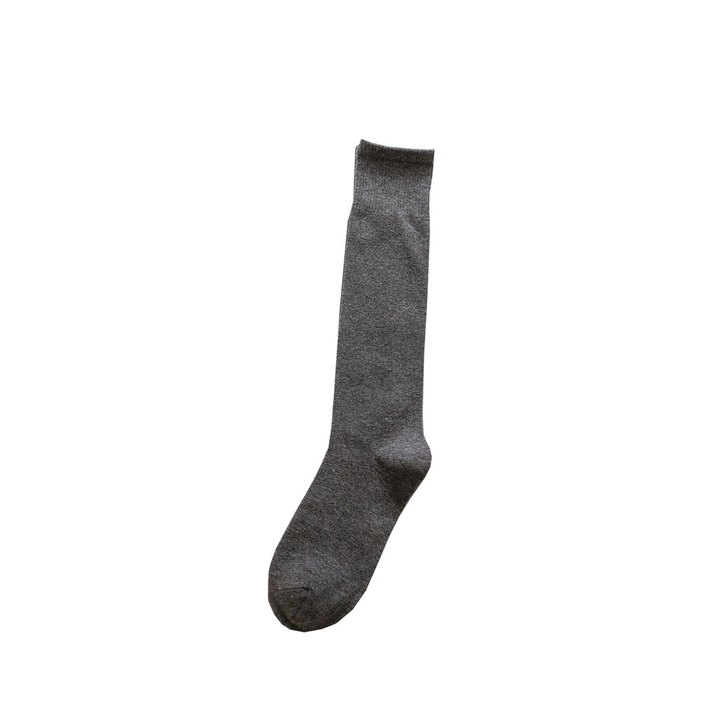 Plain Stockings Female Simple Combed Cotton Socks Knee High Socks Wholesale